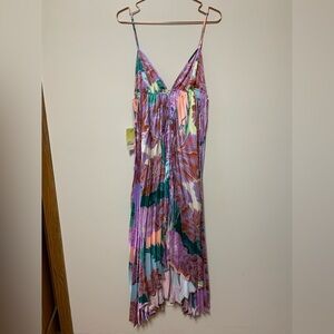 Maaji Japanese eden parrot long dress coverup size small